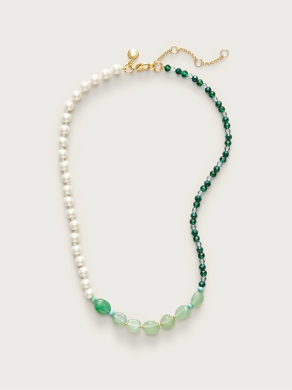 NWT J. Crew Mixed-bead Pearl necklace